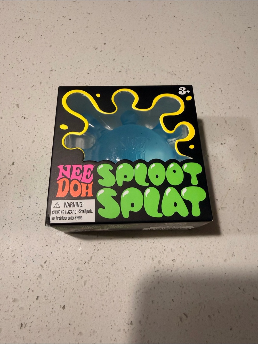 NeeDoh Sploot Squat Soft Squeezable Toy - Blue